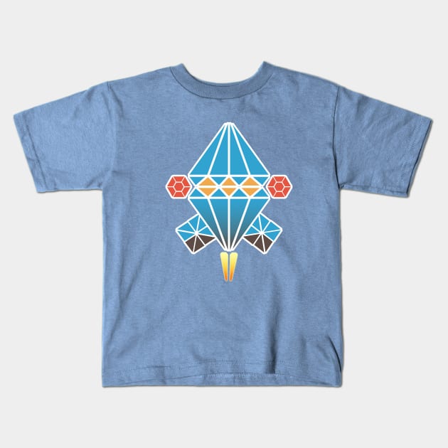 Spacecraft Kids T-Shirt by Gaspar Avila